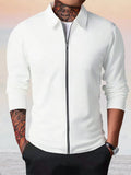 Casual Atmungsaktive Waffle Jacke