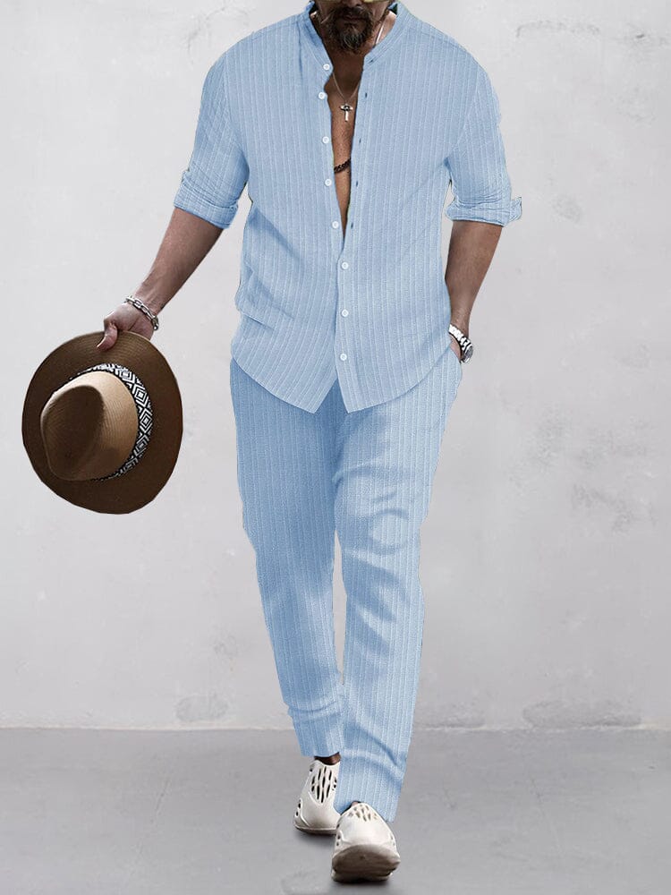 Stylish Soft 2-Teil Hemd Set