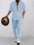 Stylish Soft 2-Teil Hemd Set