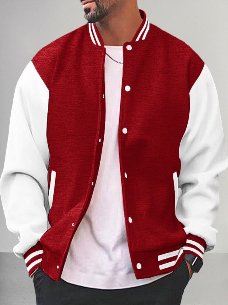 Casual Varsity Baseball Jacke