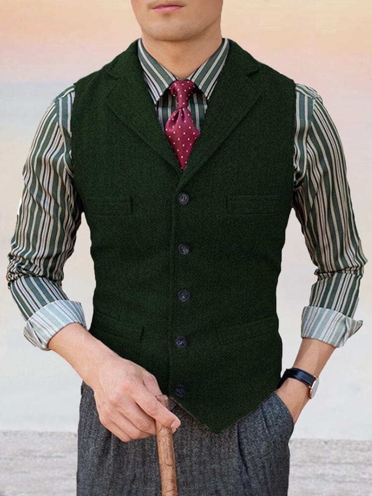 Klassisch Lapel Anzug Weste