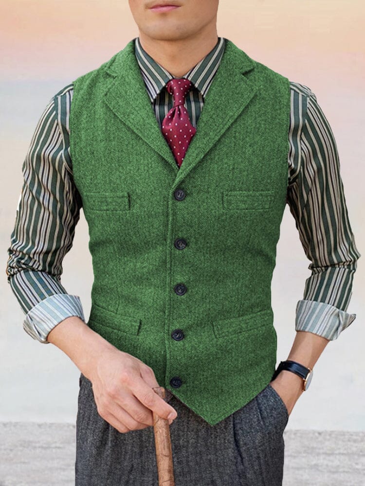 Klassisch Lapel Anzug Weste