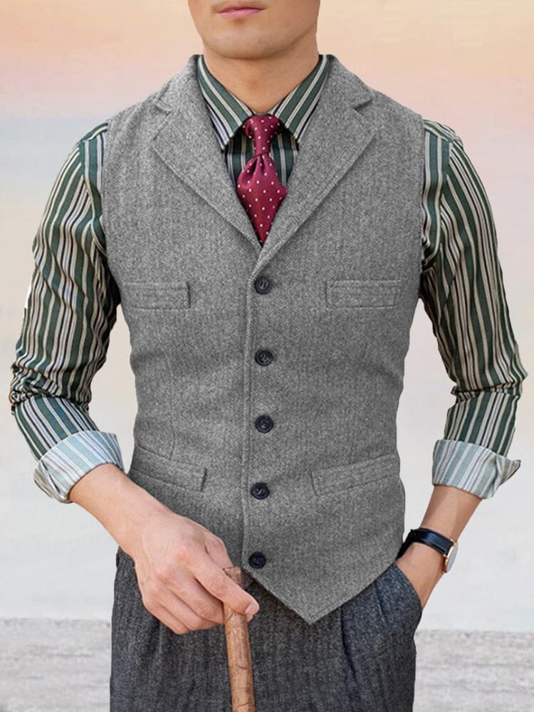 Klassisch Lapel Anzug Weste