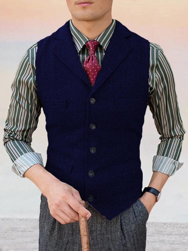 Klassisch Lapel Anzug Weste