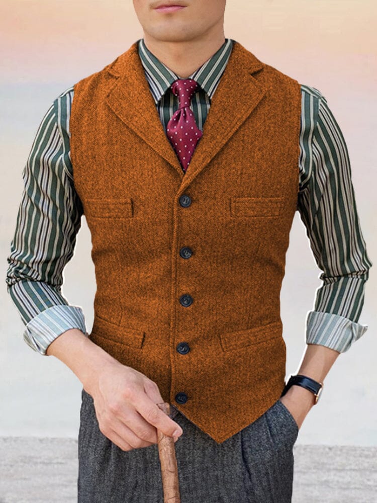 Klassisch Lapel Anzug Weste