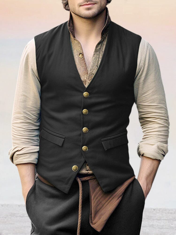 Vintage V-neck Weste