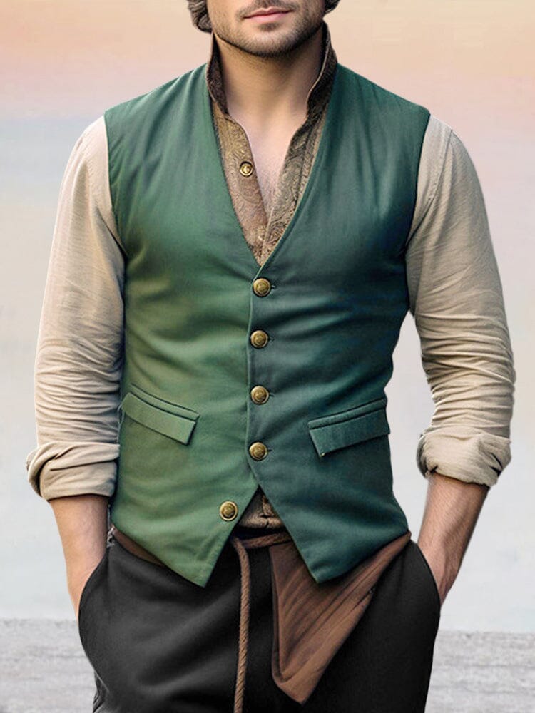 Vintage V-neck Weste