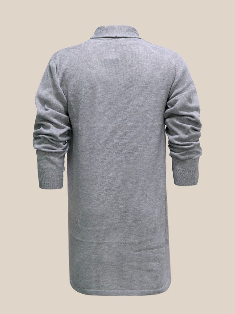 Casual Schalkragen Kragen Lang Cardigan