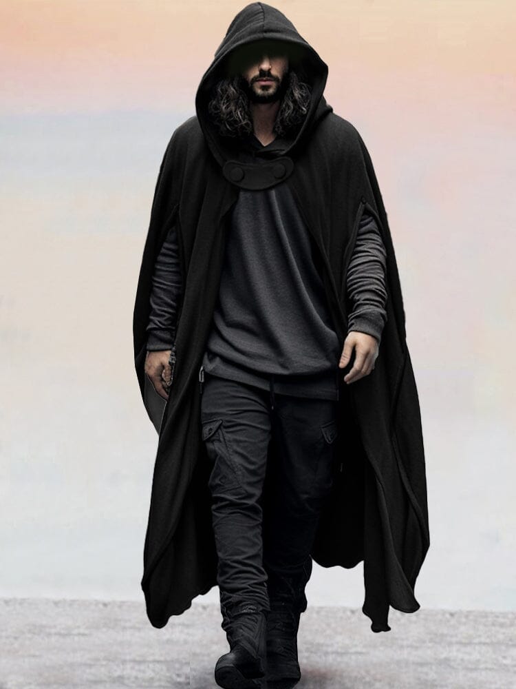 Stylish Mit Kapuze Cloak Cardigan