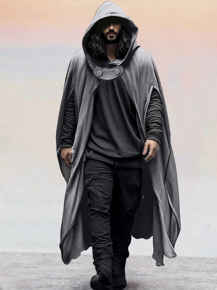 Stylish Mit Kapuze Cloak Cardigan