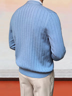 Elegant V-Neck Strick Cardigan