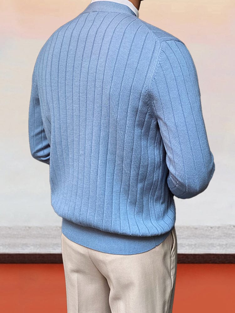Elegant V-Neck Strick Cardigan