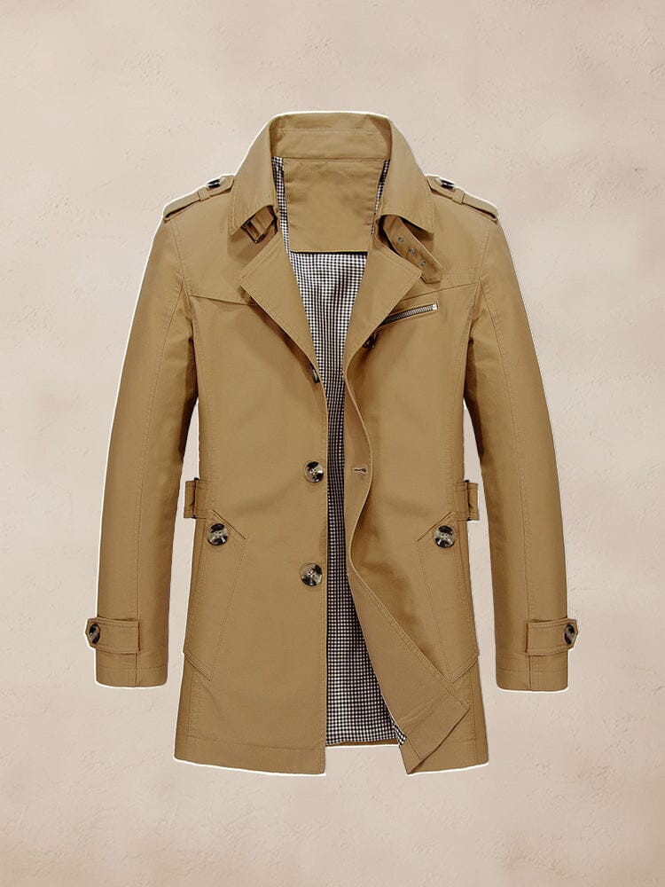 Klassisch Leisure Trench Mantel