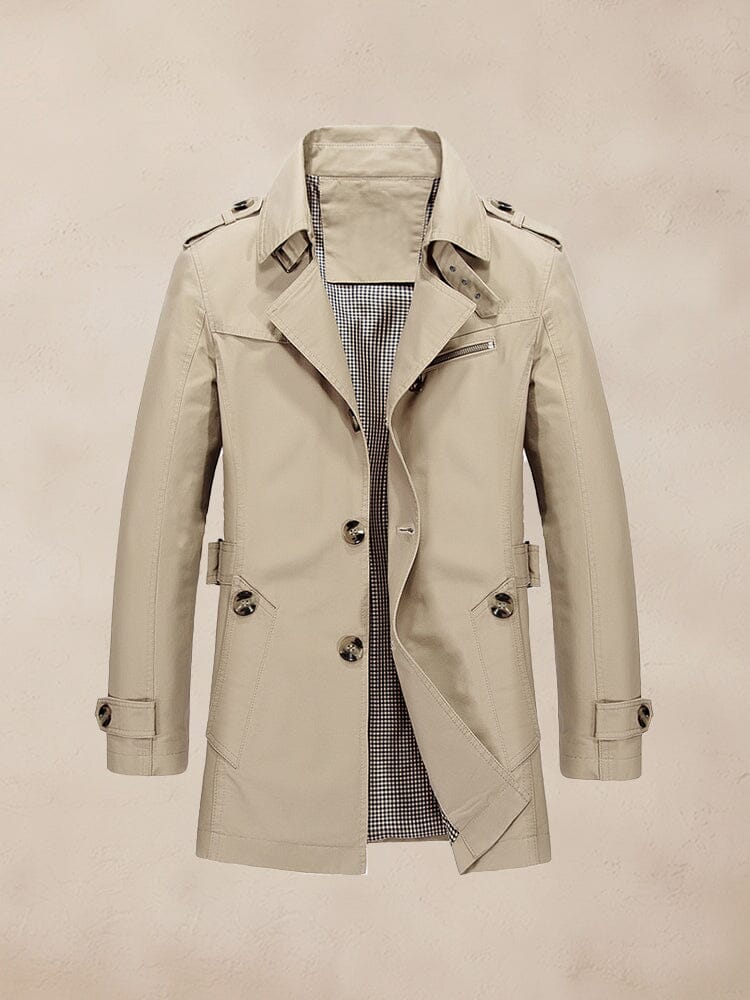 Klassisch Leisure Trench Mantel