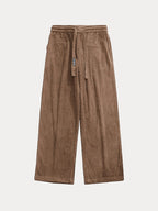 Casual Straight-Leg Corduroy Hose