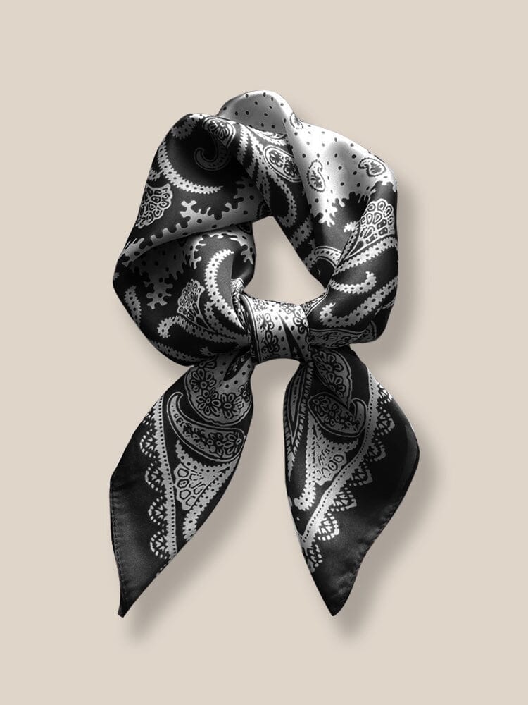 Stylish Printed Square Silk Schal
