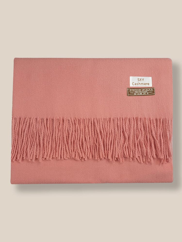 Soft Uni Tassel Schal