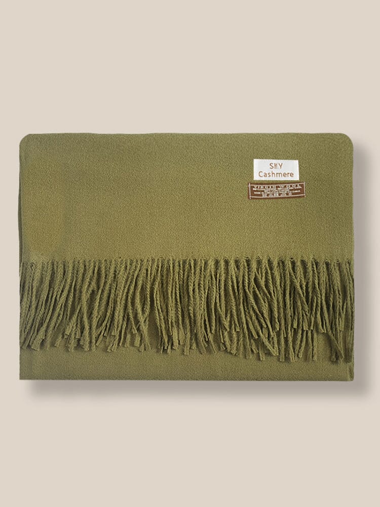 Soft Uni Tassel Schal