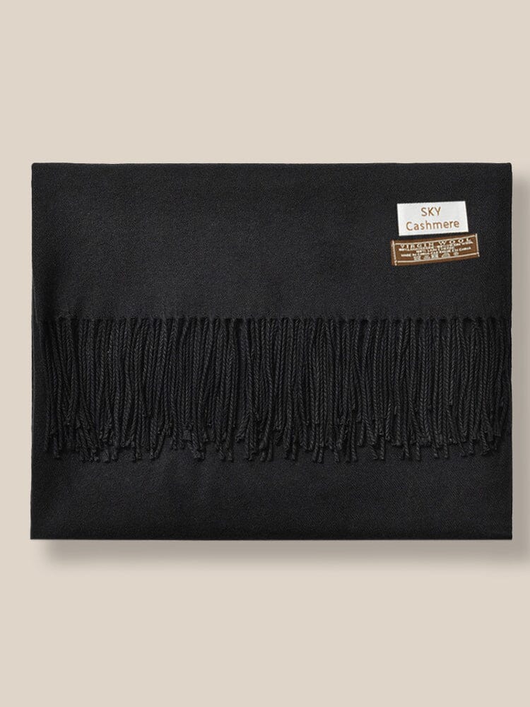 Soft Uni Tassel Schal