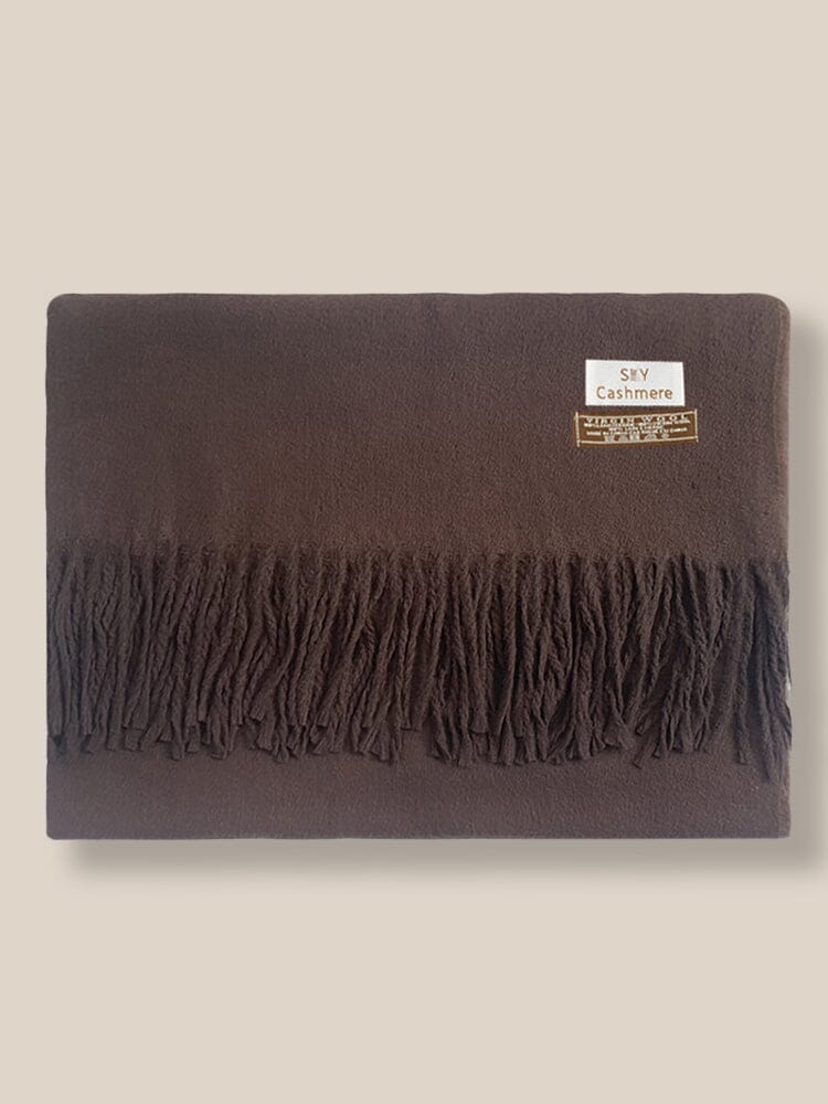 Soft Uni Tassel Schal