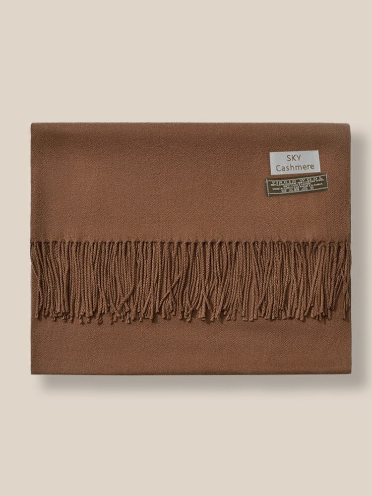 Soft Uni Tassel Schal