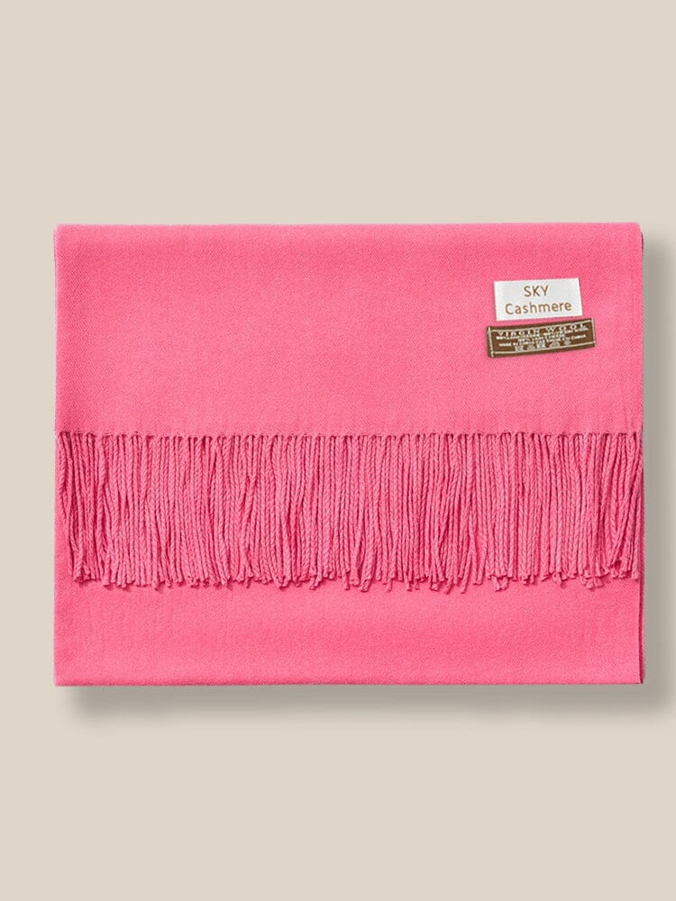 Soft Uni Tassel Schal