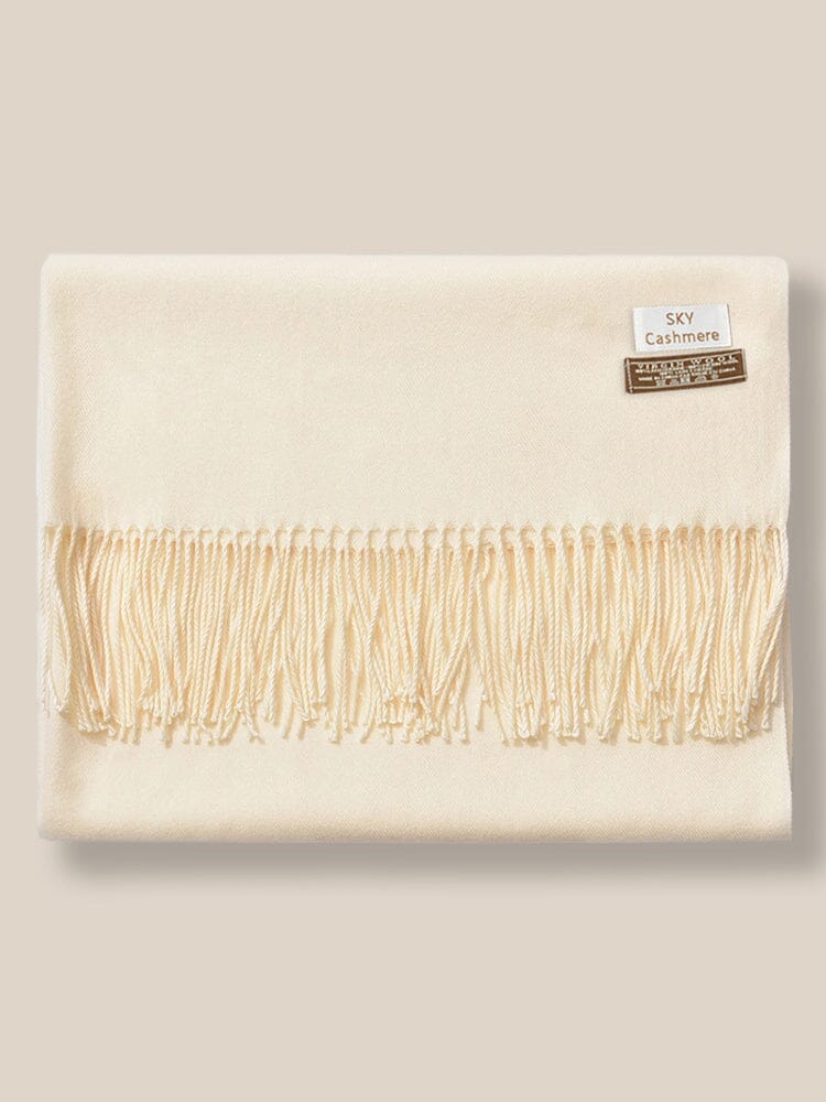 Soft Uni Tassel Schal