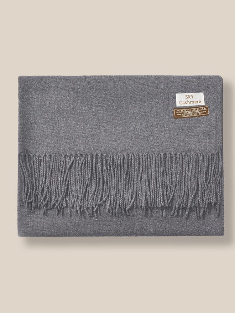 Soft Uni Tassel Schal