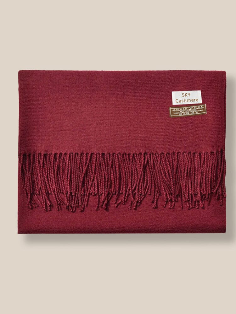Soft Uni Tassel Schal