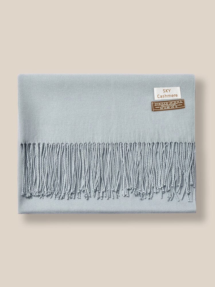 Soft Uni Tassel Schal