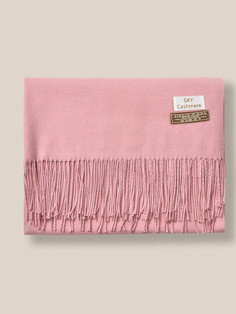 Soft Uni Tassel Schal