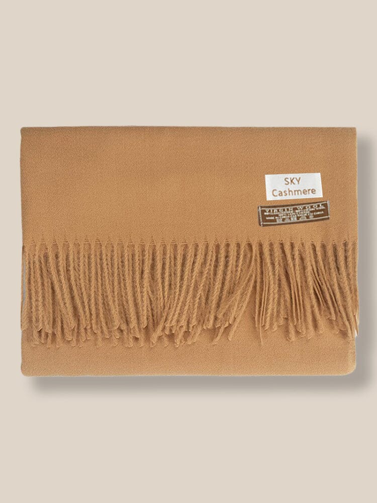 Soft Uni Tassel Schal