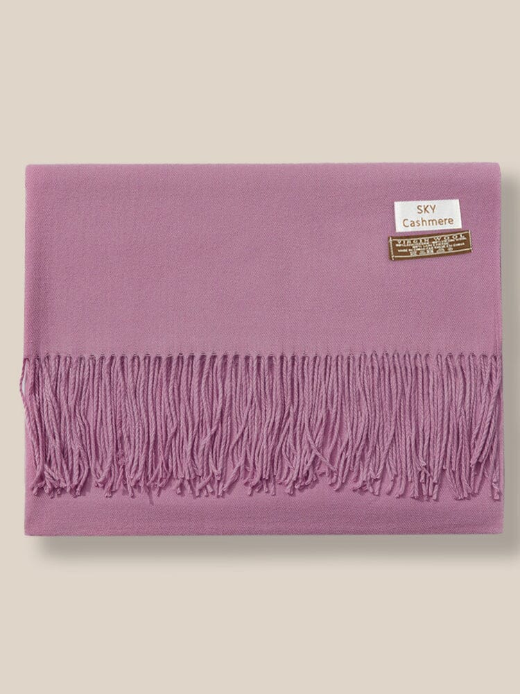 Soft Uni Tassel Schal