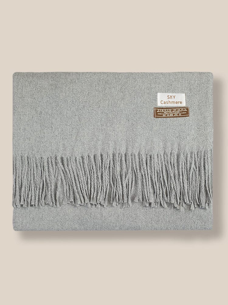 Soft Uni Tassel Schal