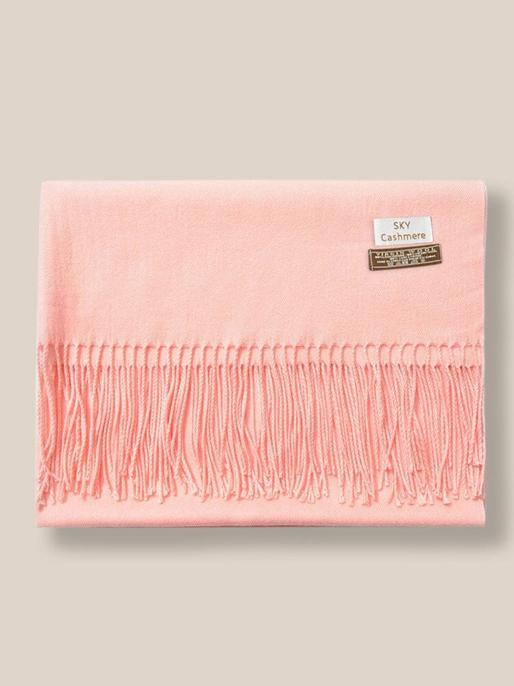 Soft Uni Tassel Schal