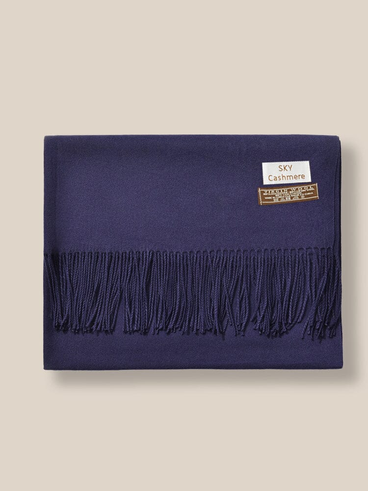 Soft Uni Tassel Schal