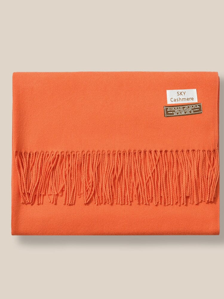 Soft Uni Tassel Schal