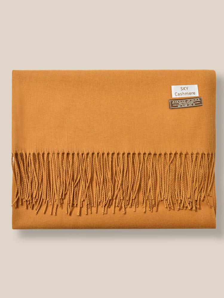 Soft Uni Tassel Schal