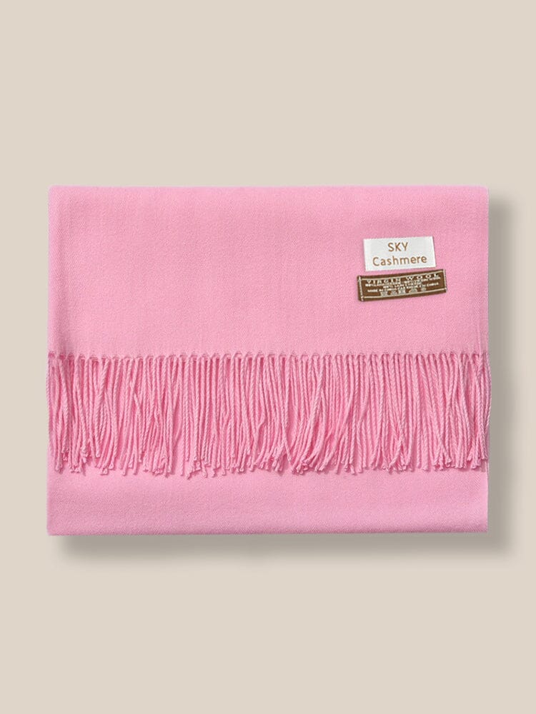 Soft Uni Tassel Schal