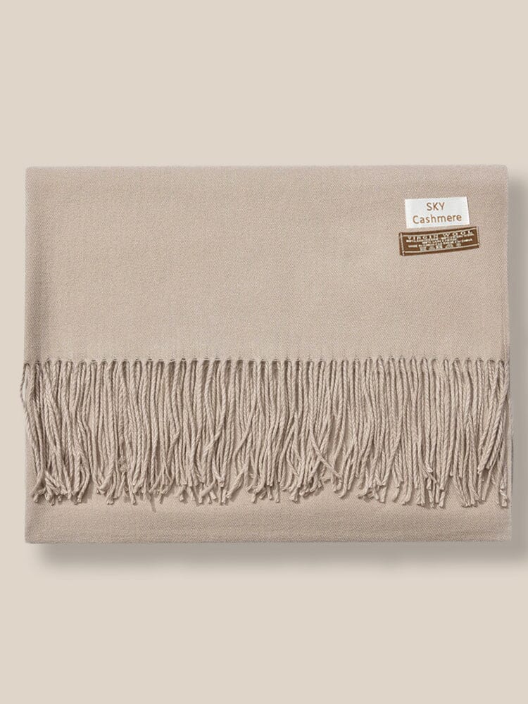 Soft Uni Tassel Schal