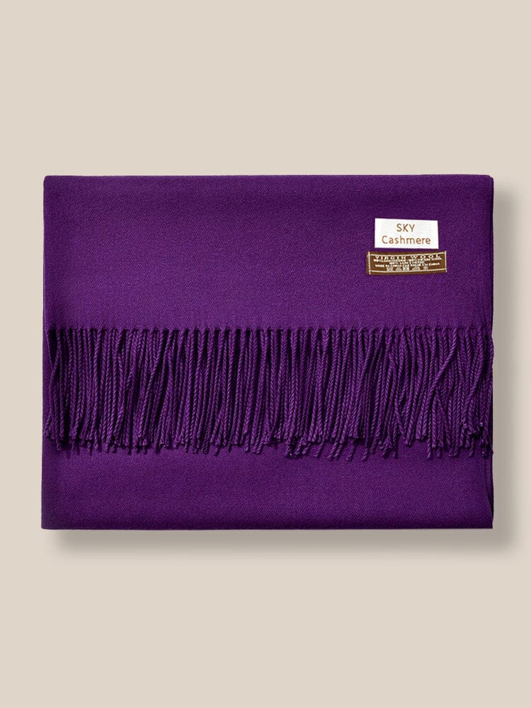 Soft Uni Tassel Schal