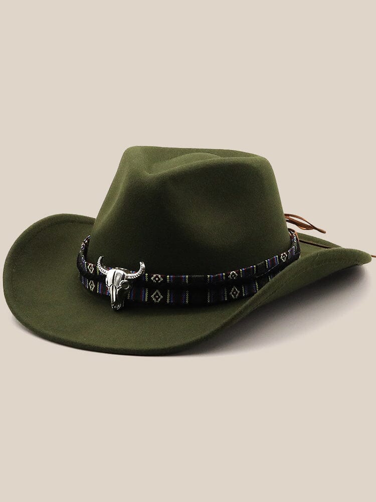 Klassisch 100% Wool Cowboy Hut