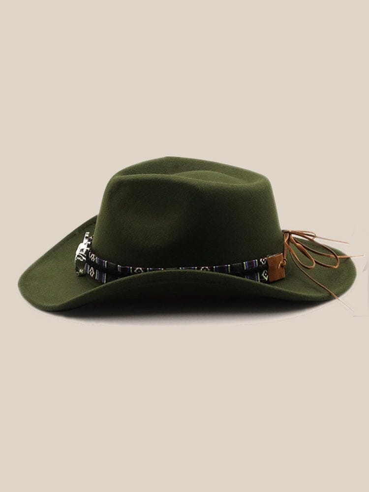 Klassisch 100% Wool Cowboy Hut