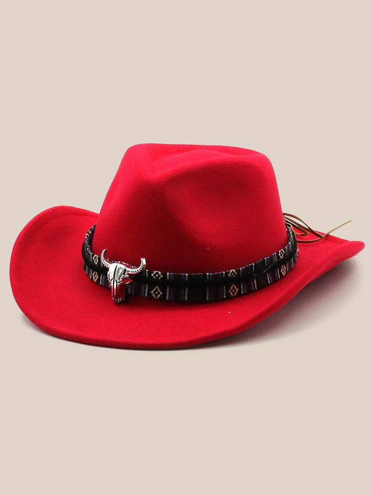 Klassisch 100% Wool Cowboy Hut