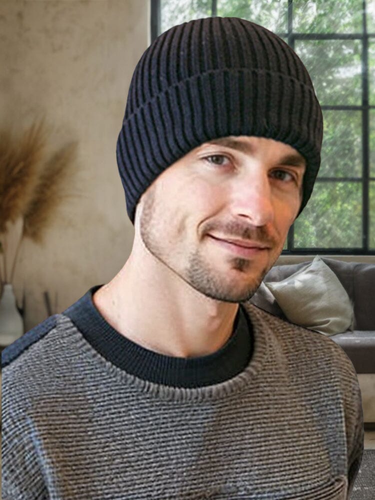 Minimalist Cuff Strick Beanie