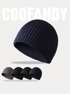 Klassisch Uni Strick Beanie