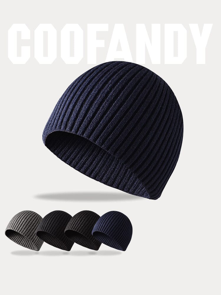 Klassisch Uni Strick Beanie