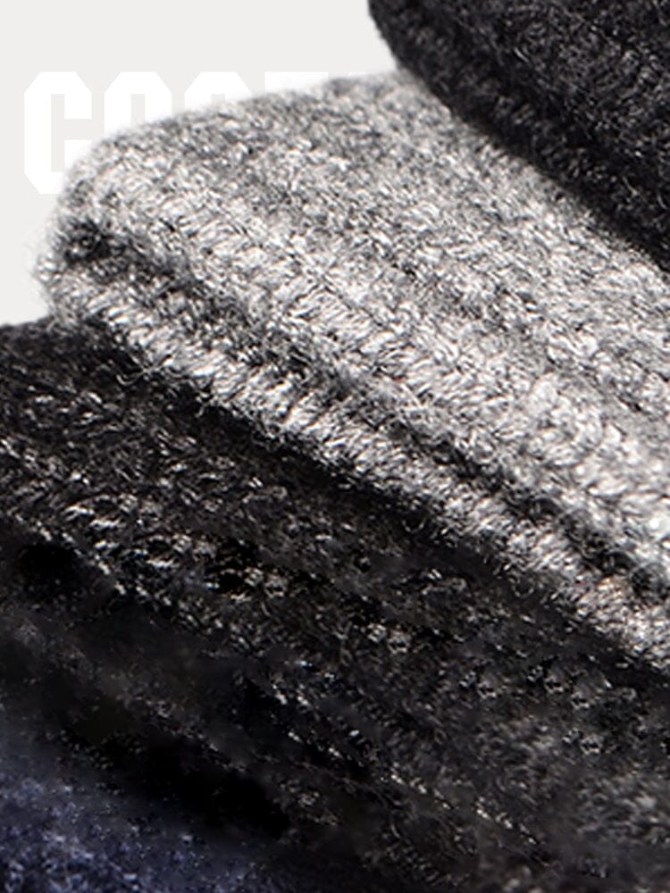 Klassisch Uni Strick Beanie