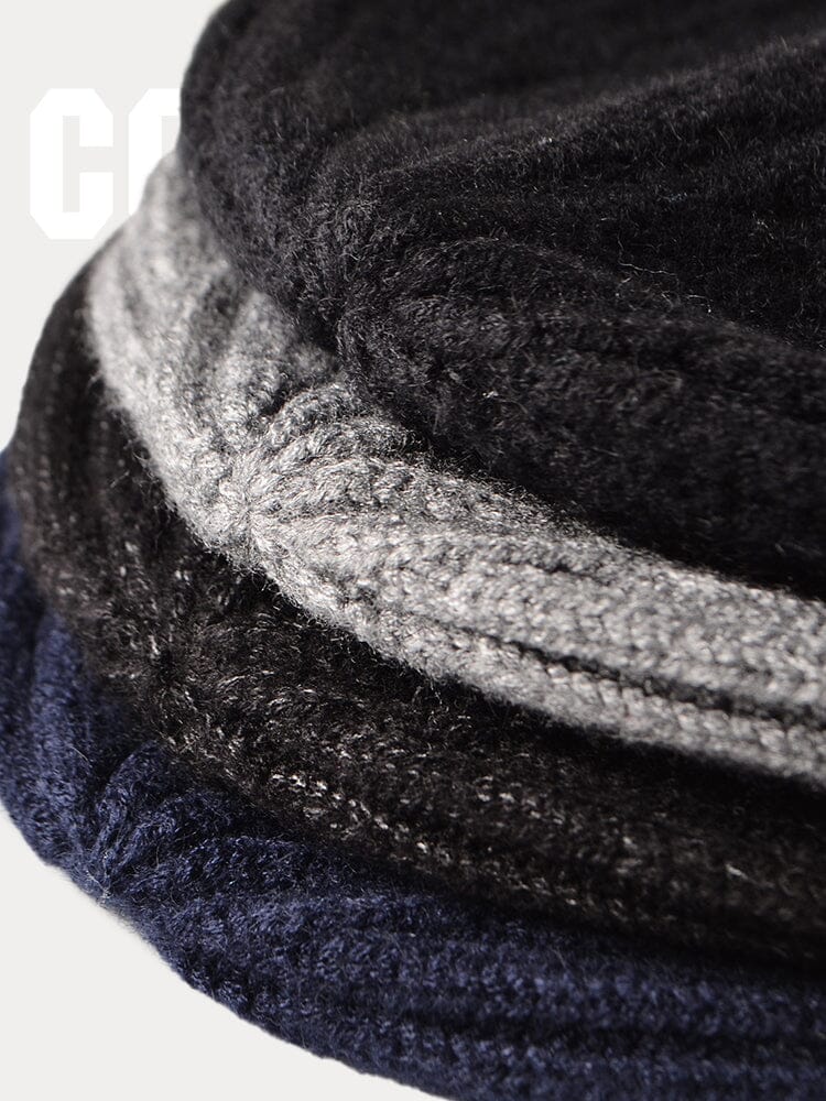 Klassisch Uni Strick Beanie