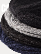 Klassisch Uni Strick Beanie